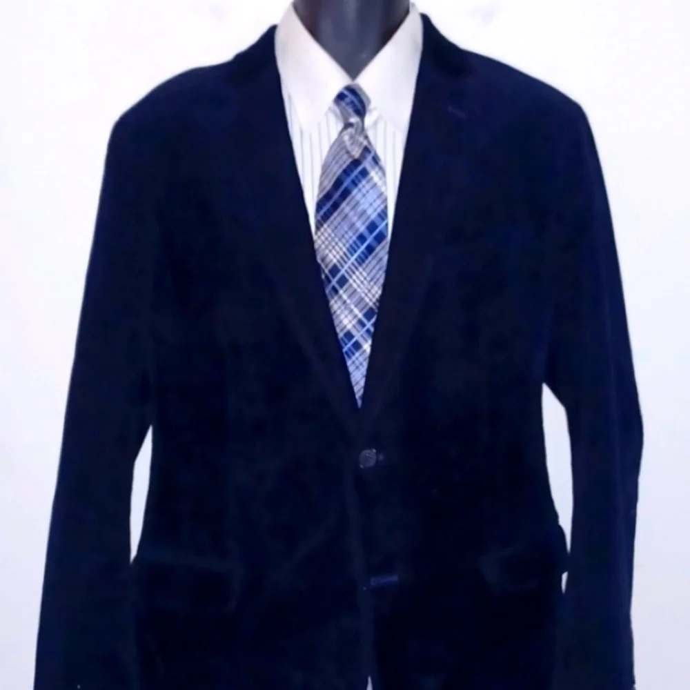 PIERRE CARDIN Blue and White Plaid Silk Necktie